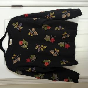 Vintage floral sweater